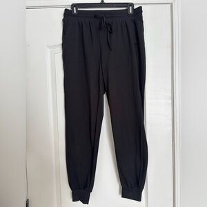 Super Soft Black Knit Joggers